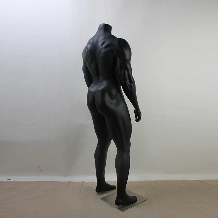 Fashion Muscular Men Suit Headless XL big size muscle standing male mannequin