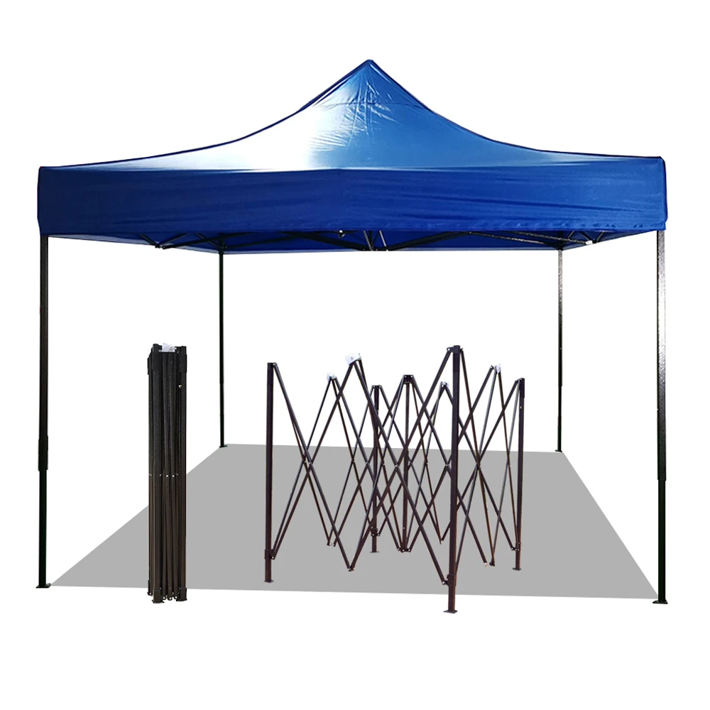 STALLMASTER 3x3m Pop Up Folding Tent Metal Market Tent Colorful Promotion Customized 10x10ft Trade Show Tent