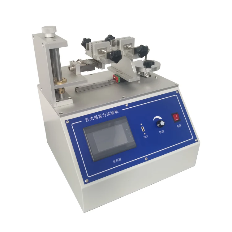 Horizontal Insertion Force Tester, Connector Insertion and Withdraw Force Testing Machine USB Socket and Plug Insertion Tester