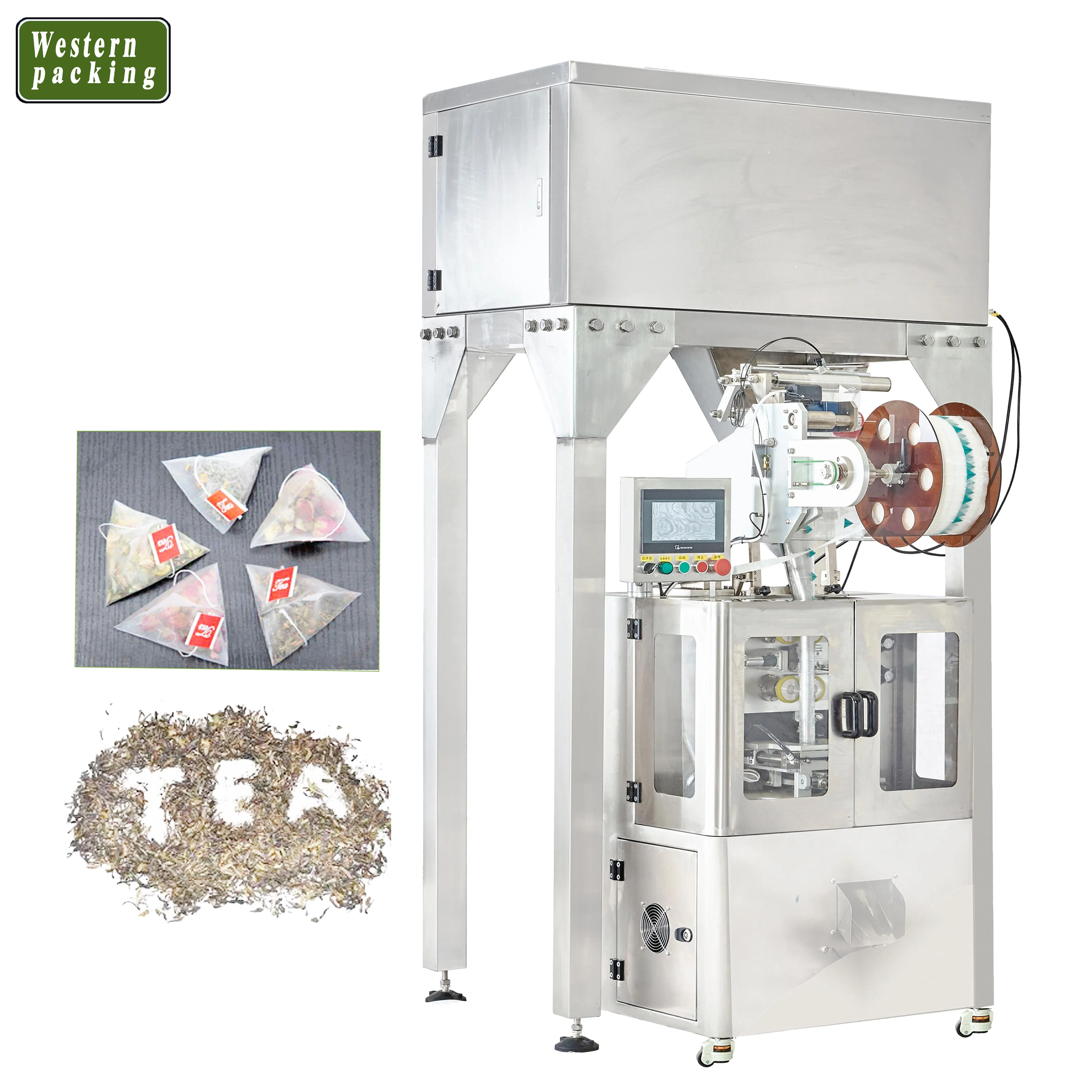 100% biodegradable pla pyramid triangle tea bag nylon mesh roll