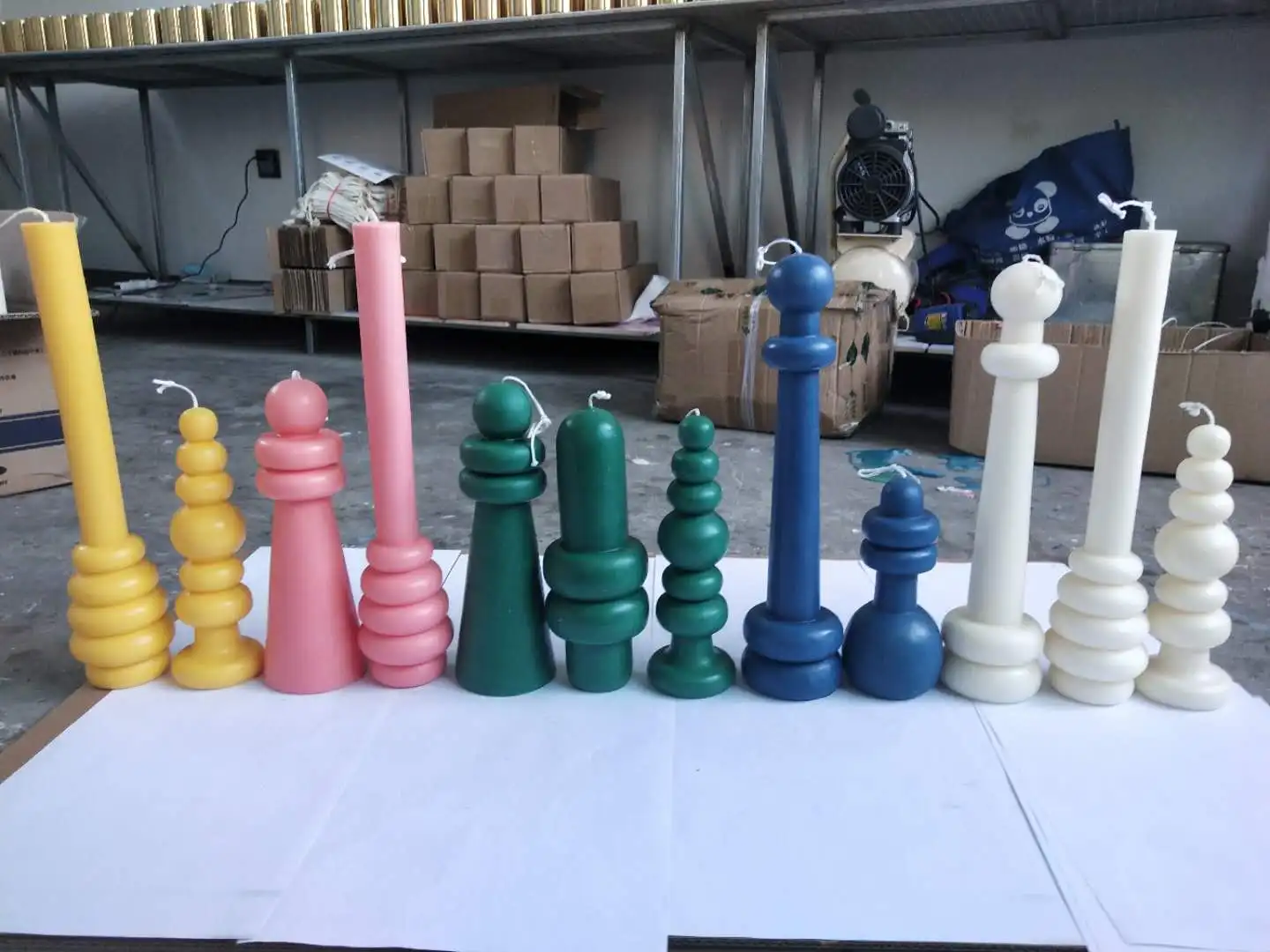 Wholesales custom aroma candle handmade odd shaped  private label soy wax scented candles home decoration