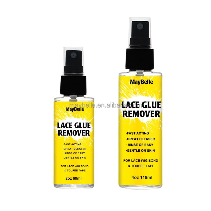 Glue Best Partner 2oz 4oz Front Adhesive Solvent Hair Removal Spray Lace Glue Remover Spray For Wig