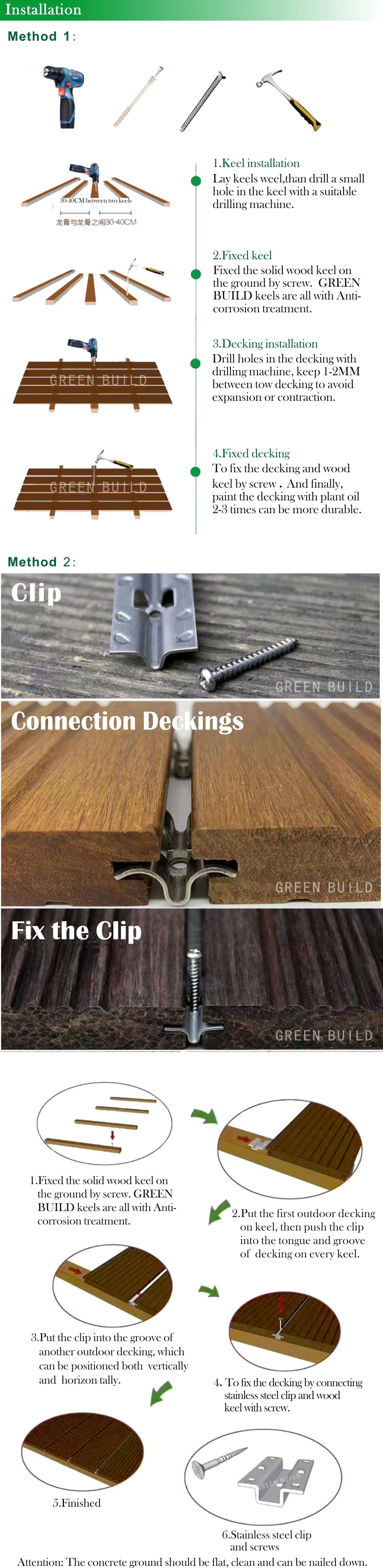 Hardwood Natural Brazil Outdoor IPE Wood Decking