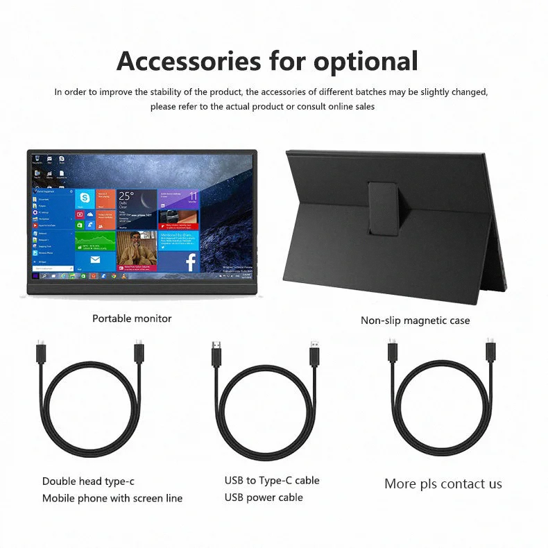 Portable Monitor touch screen monitors screen display gaming monitor studio speaker advertising dual screen laptop extender