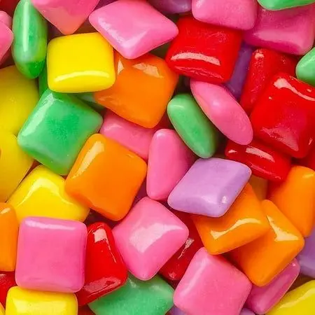 Best Selling Custom Miniature Gum in Assorted Colors Tropical Fruit Flavors Assorted Chewing Gum