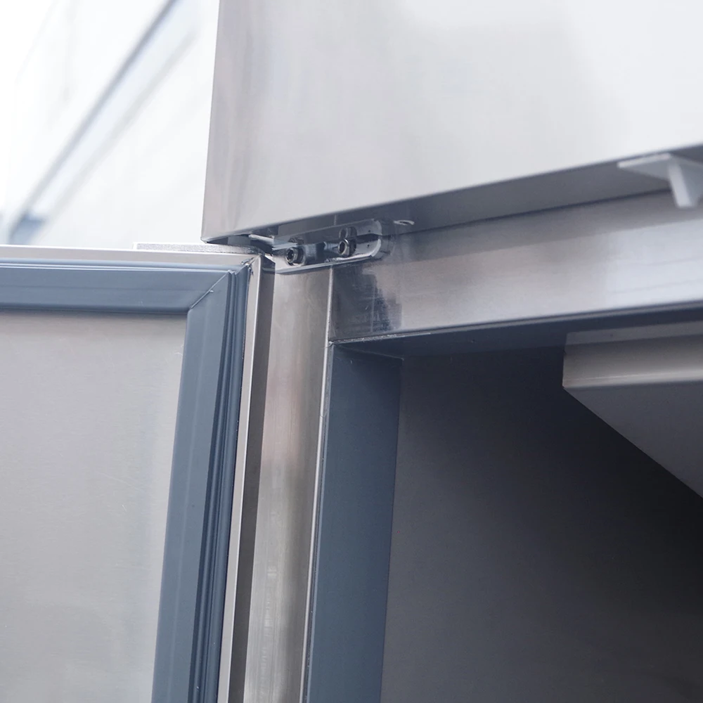 Kitchen Catering High-quality Refrigeration Equipment Four Doors  Standing Refrigeration Refrigerator Freezer