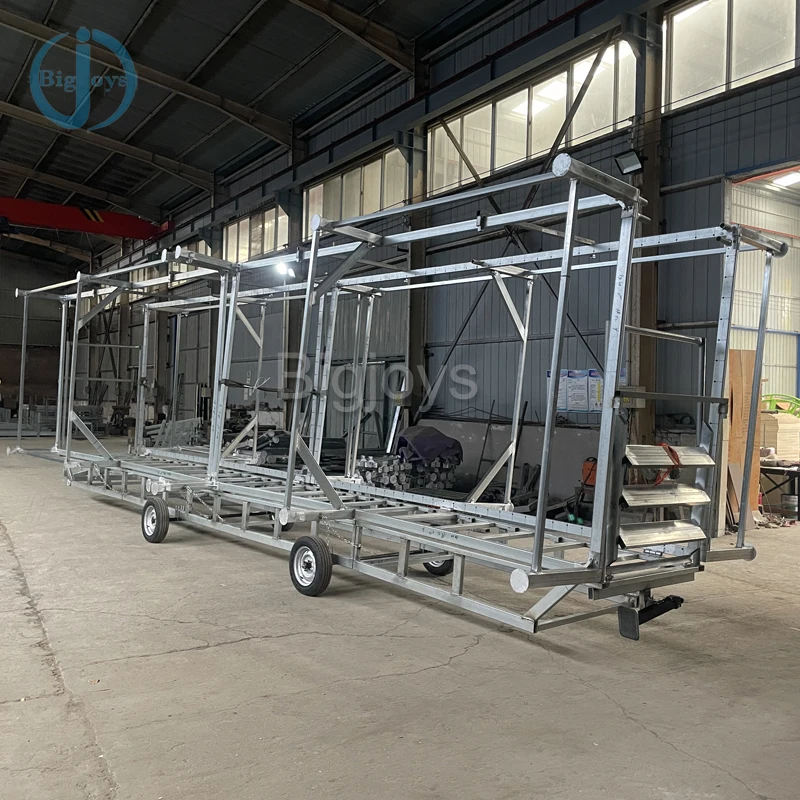 Outdoor Portable Trailer Children Trampoline Bed for Sale