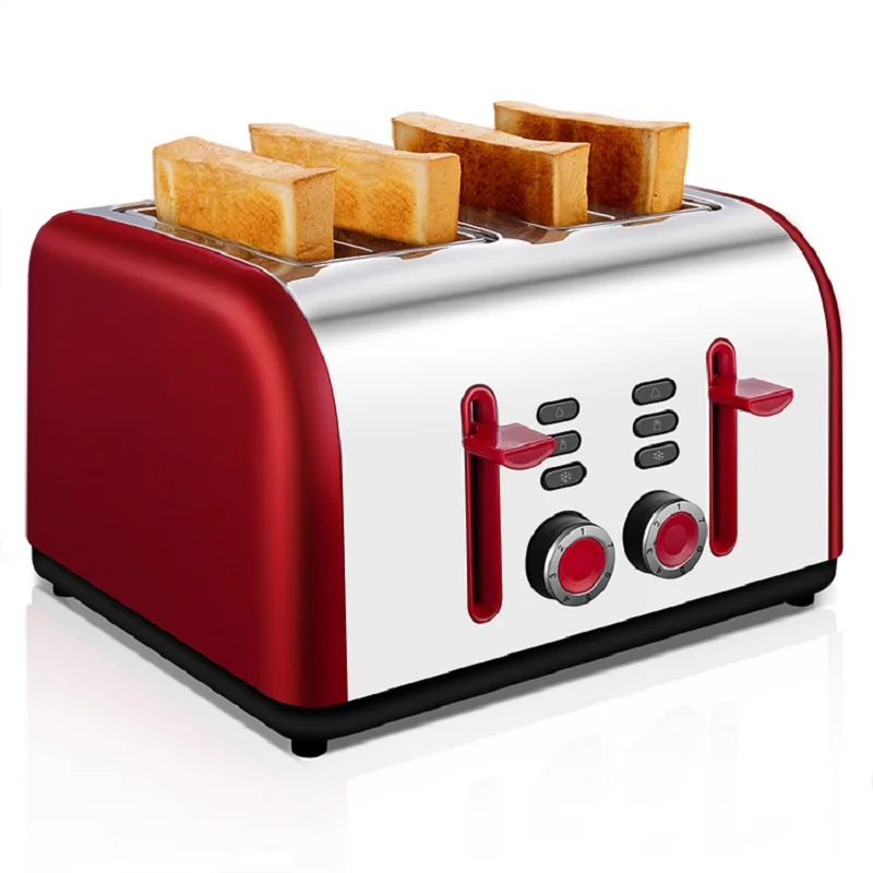 High quality automatic electric bread 4 slice toaster