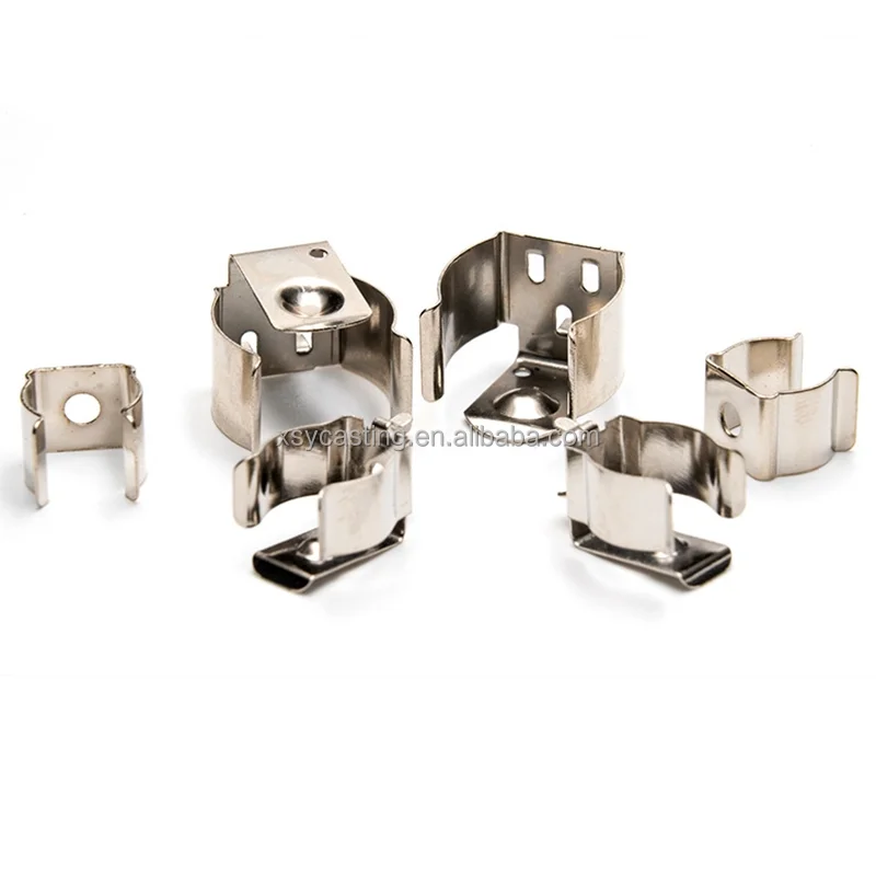 China High Precision Non-Standard Electronic Metal Clips Shrapnel Shaped Sheet Metal Stamping Parts