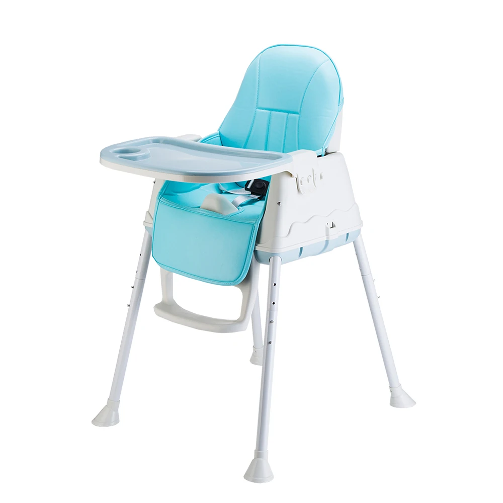 
Multifunction plastic baby feeding chair adjustable for dining 