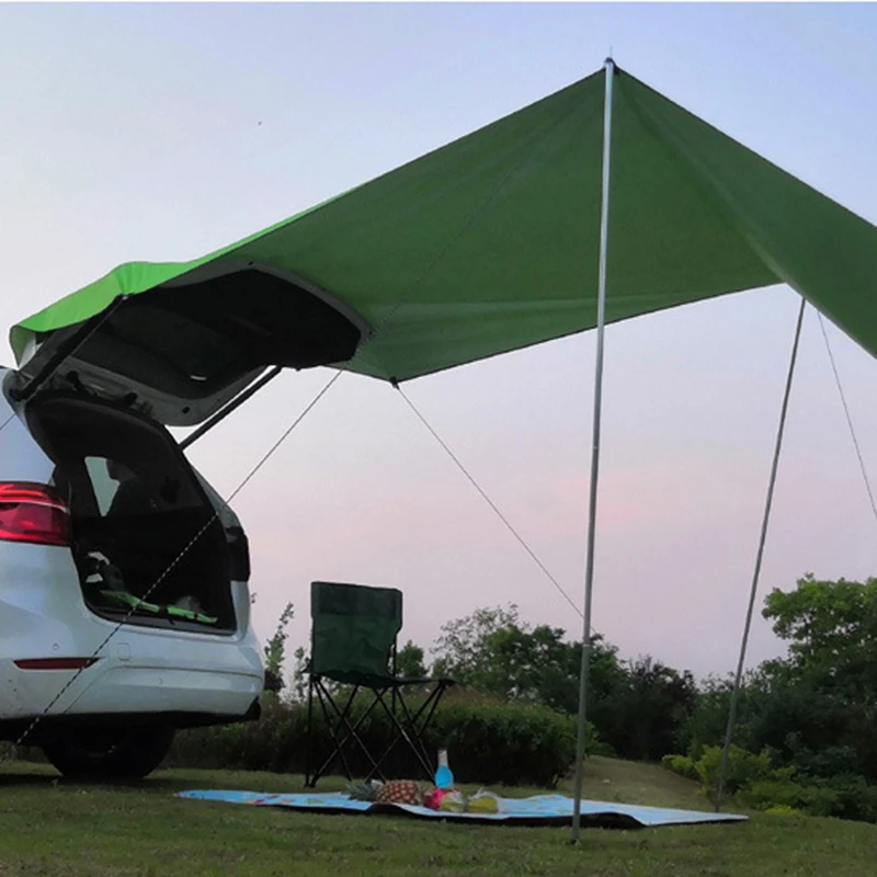 2021 Best Selling High Quality Waterproof Oxford Fabric 440*200cm Size Car Awning For Suv Car