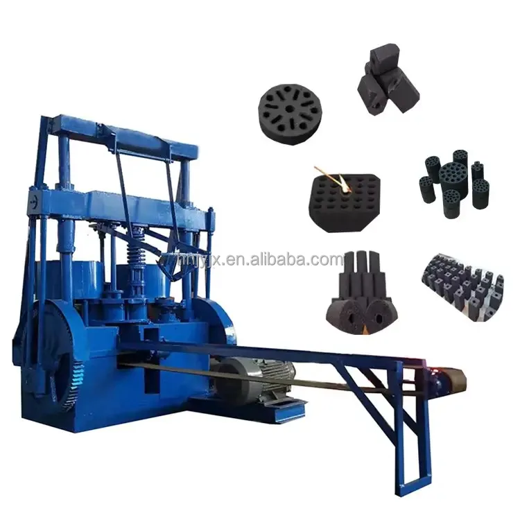 Hot sale honeycomb charcoal coal powder dust briquette press making machine price