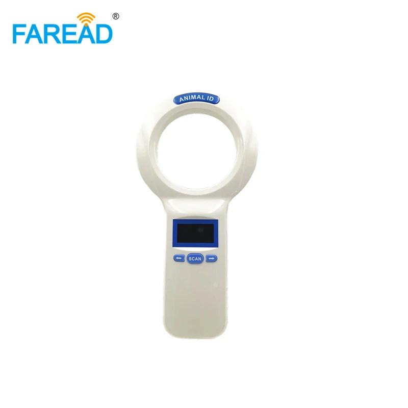 Continuous Reading 3AA battery pt 200 FDX-B animal ID implanted ear tag scanner USB RFID reader for pet microchip,camel dog