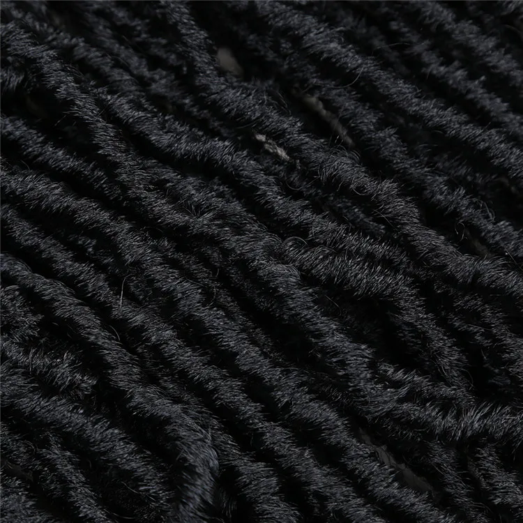 30inch Goddess Locs Crochet Hair Pre Looped Soft Boho Goddess Nu Loc Synthetic Braids Hair Extensions Wholesale