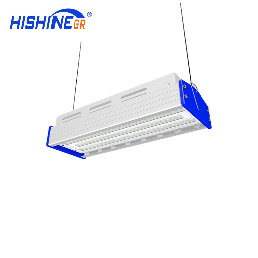 Warehouse LED Linear High Bay Light Fixture IK10 IP67 Waterproof Linear Highbay Light 100W 150w 200w