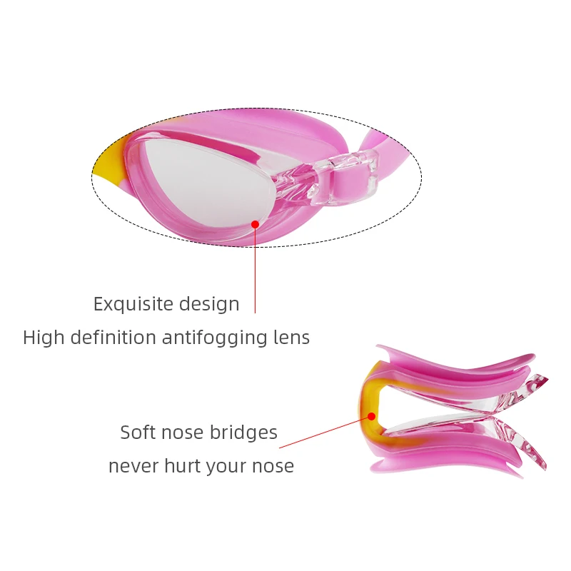 Factory Direct Anti Fog High Definition Swim Goggles For Adult Non Leaking Swimming Goggles Waterproof