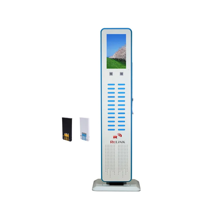 
24 Slot Power Banks Rental Charging Machine Power Bank Sharing Station 