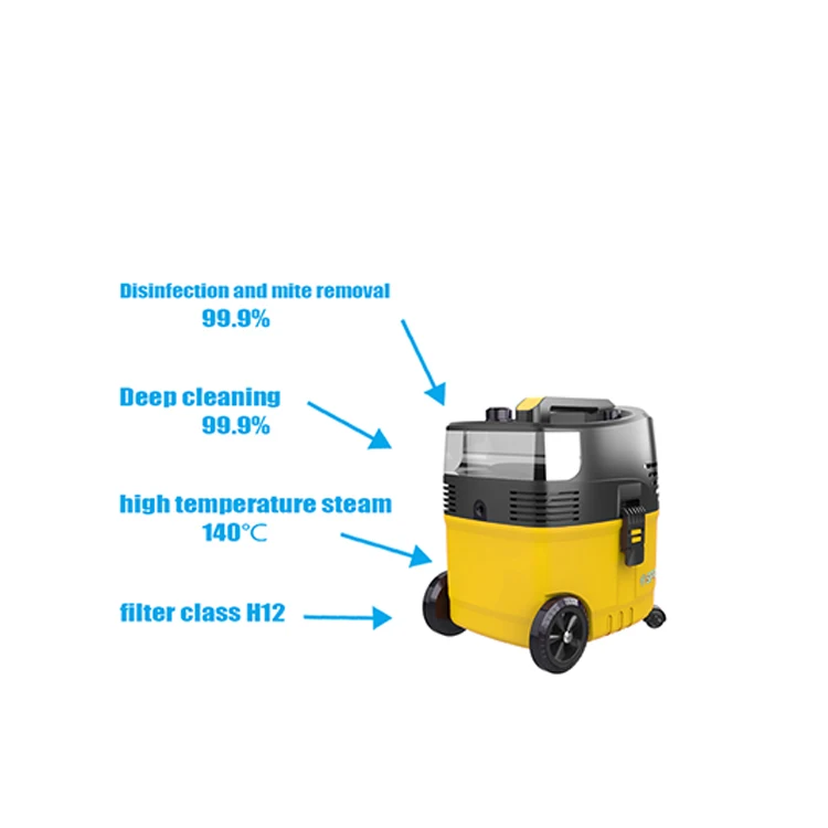 Hot Selling Ce Certification 3 in1 Wet Dry Carpet Shampoo Commercial Carpet Cleaning Machine steam Steam Vacuum Cleaner