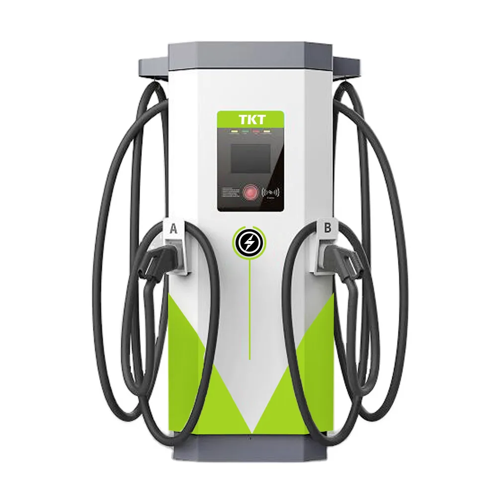 Factory direct electric vehicle charging station with 2 outlets DC charging station