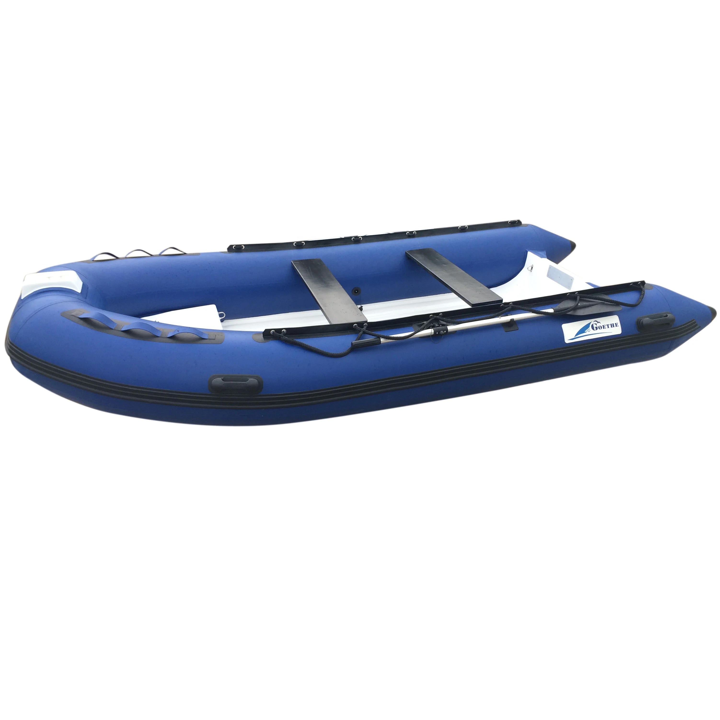 Goboat RIB390 3.9M 13ft Factory Direct 390 Aluminum Rigid Boat Rib Hypalon Inflatable Boat For Sale RIB390