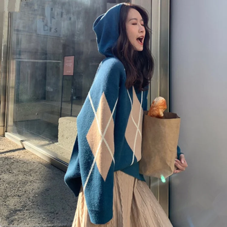 B61634A The new 2019 hoodie for women Korean version popular sweater