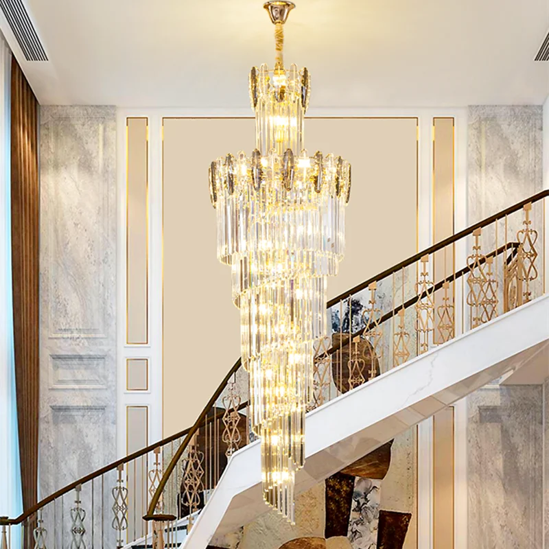 Classic Chandelier Modern Gold Metal Indoor Round Ring Shape LED Pendant Light