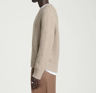 Comfortable Autumn Winter Solid Slim Pullover Knitted Sweater Long Sleeve Luxury Vintage Round Neck Knitted Sweater for Man