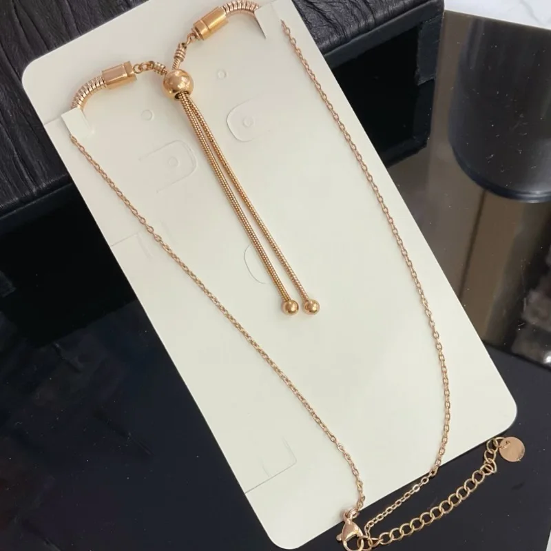 High quality hollow Life Tree glossy necklace Draw bracelet non-fading stainless steel jewelry set