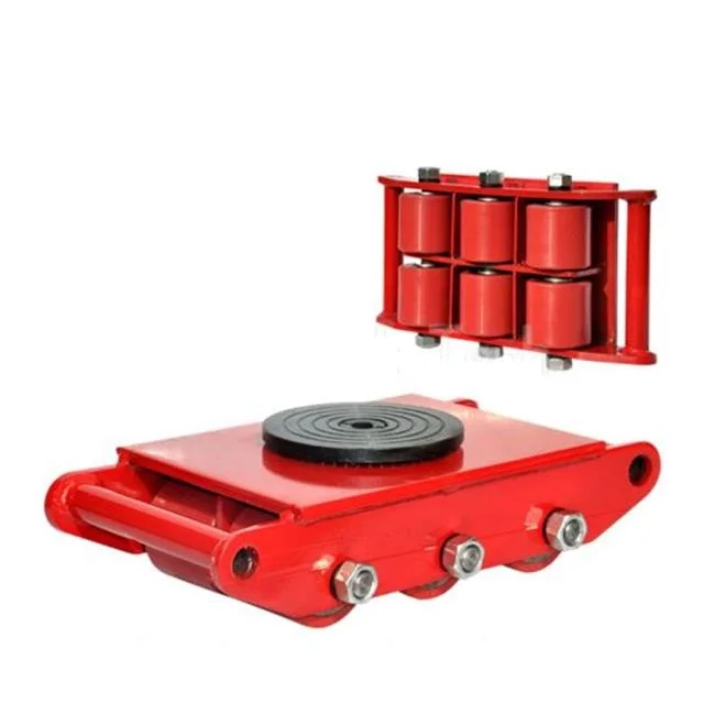 Hot sales good price 8T Manual Cargo Dolly Load Trolley Moving Skates