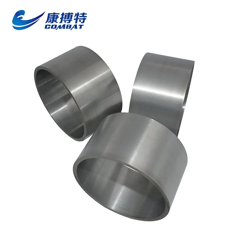 99.95% purity Molybdenum tube/pipe /ring  ground surface customized from Luoyang Combat
