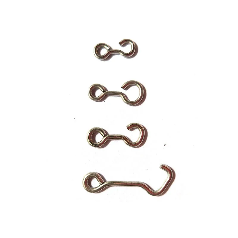Stainless Steel Fishing Connector Eight- ring Strap Pendant Snap Fishhook Swivels Bait Tackle Hooks Dia1.2-1.4mm