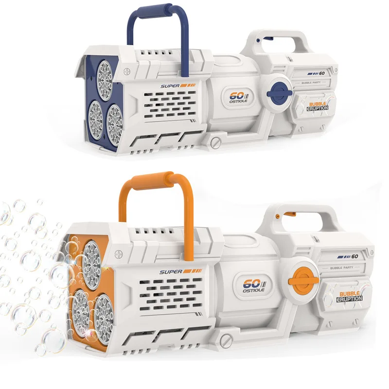 Пластиковая электрическая пузырьковая пушка с 60 отверстиями