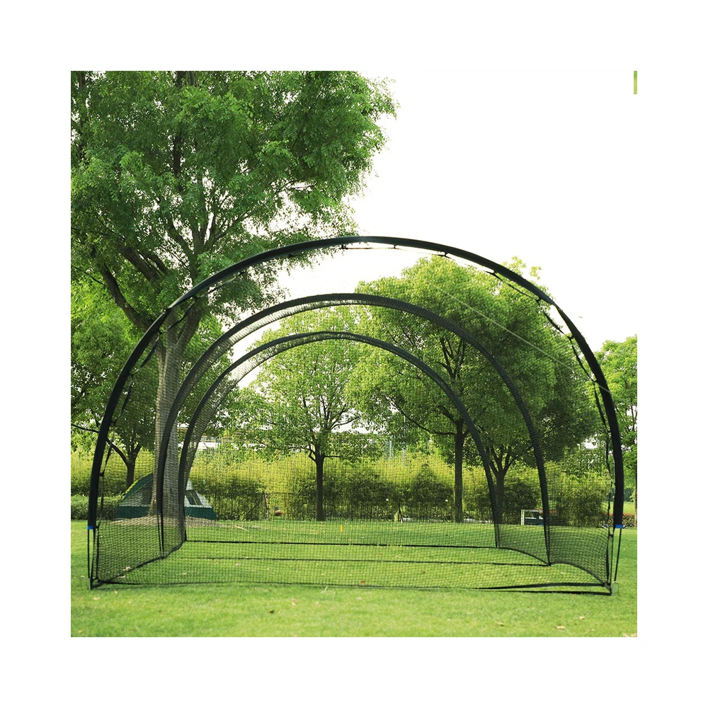 
20FT baseball batting cage net and frame softball hitting cage netting for pitching training in the backyard 