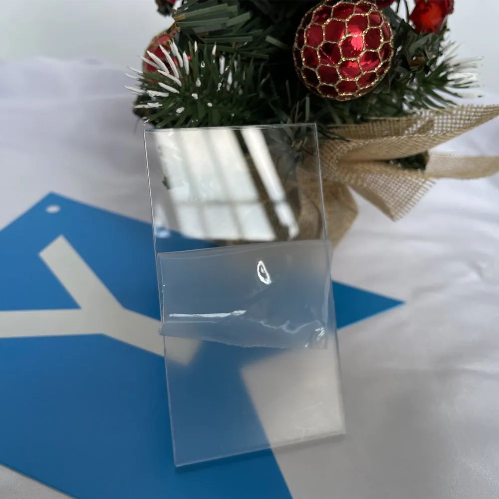 Customize 3mm Clear Blank Acrylic Table Number Sign Hexagon Plate