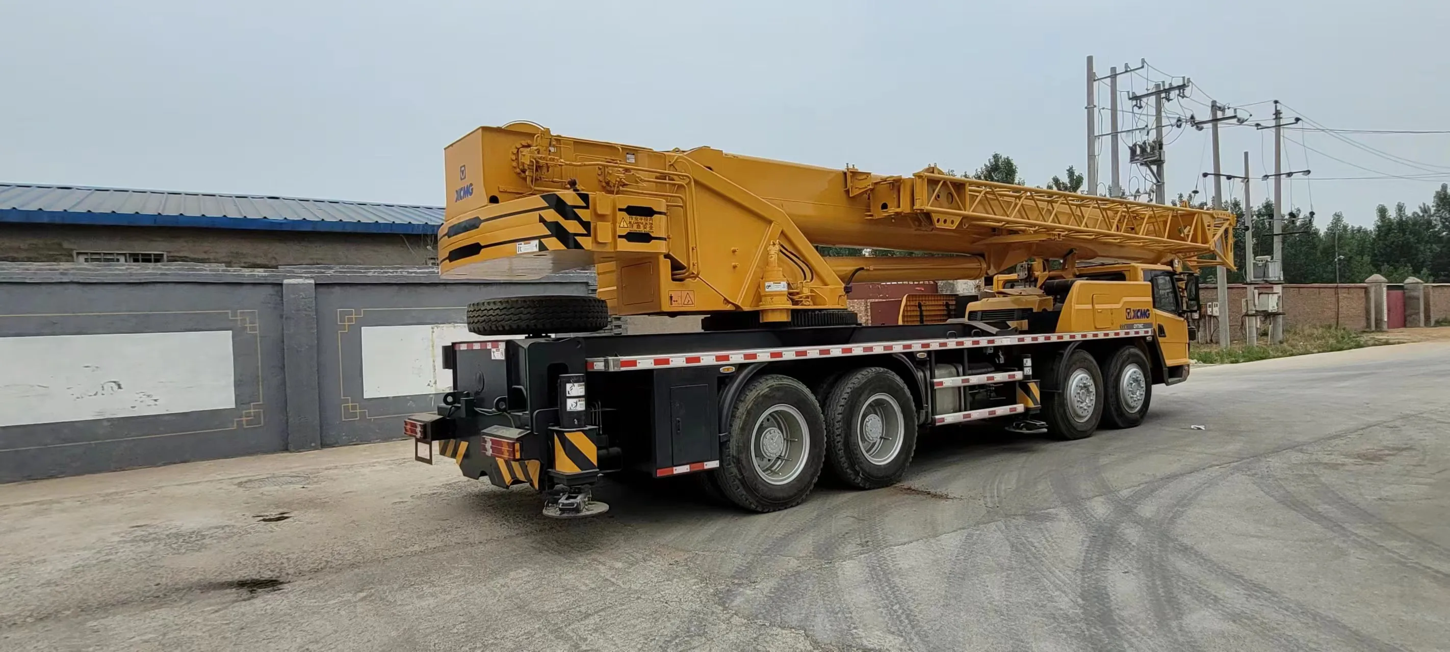 Самый популярный бывший в употреблении строительный кран XCMGG QY70KC 25ton 50TON 70TON по самой