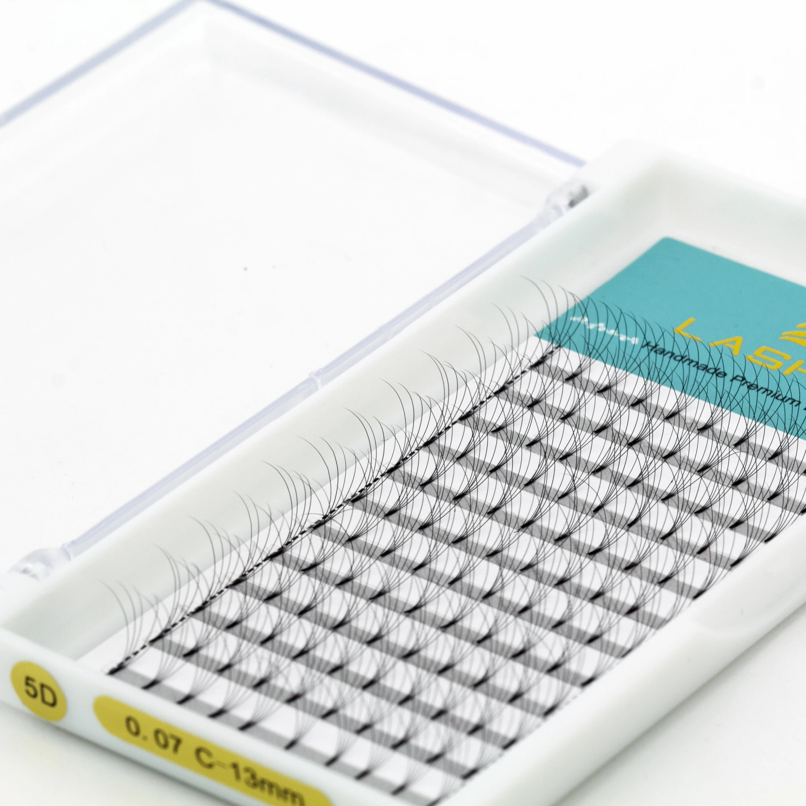 Готовые объемные вееры 8-15 мм, 0,07, 0,05, 0,10 мм, длинный стержень и короткий стержень, 3D готовые объемные вееры, клейкие удлинители для ресниц