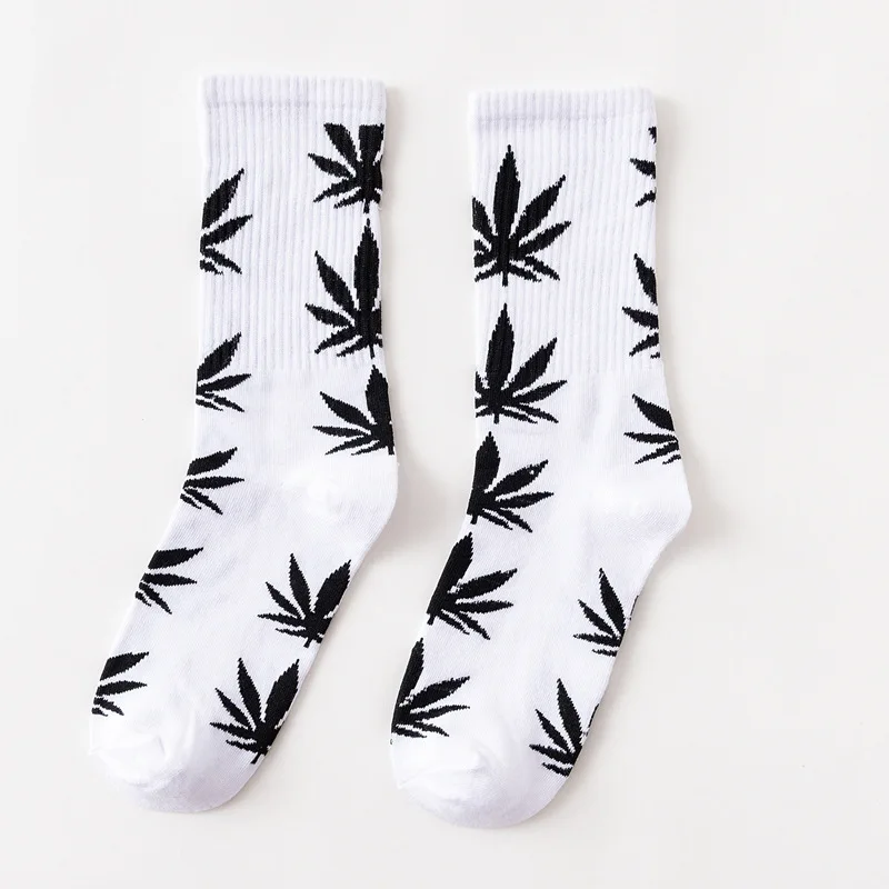 
Wholesale Quality Cotton One Size Fits All Couple Huff Weed Socks 