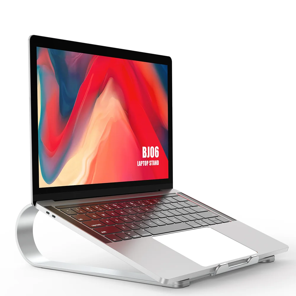 High Quality Folding Table Adjustable Viewing Angle Aluminum Monitor Holder Laptop Stand