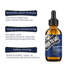 Собственная Марка 50 MOQ индивидуальный лучший уход за бородой мужское органическое масло жожоба Beardoil в комплекте способствует росту бороды масло