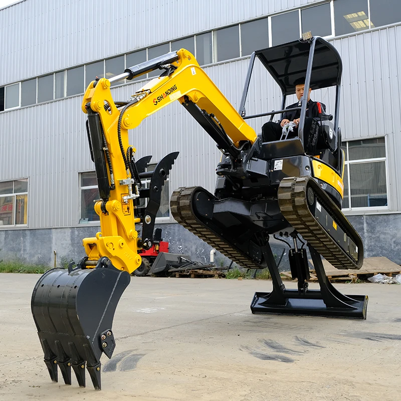 Бесплатная доставка EPA exdakator1 2 5 3 тонн Kubota гусеничный экскаватор для фермы Minibagger 1 тонный мини-экскаватор машина продажи