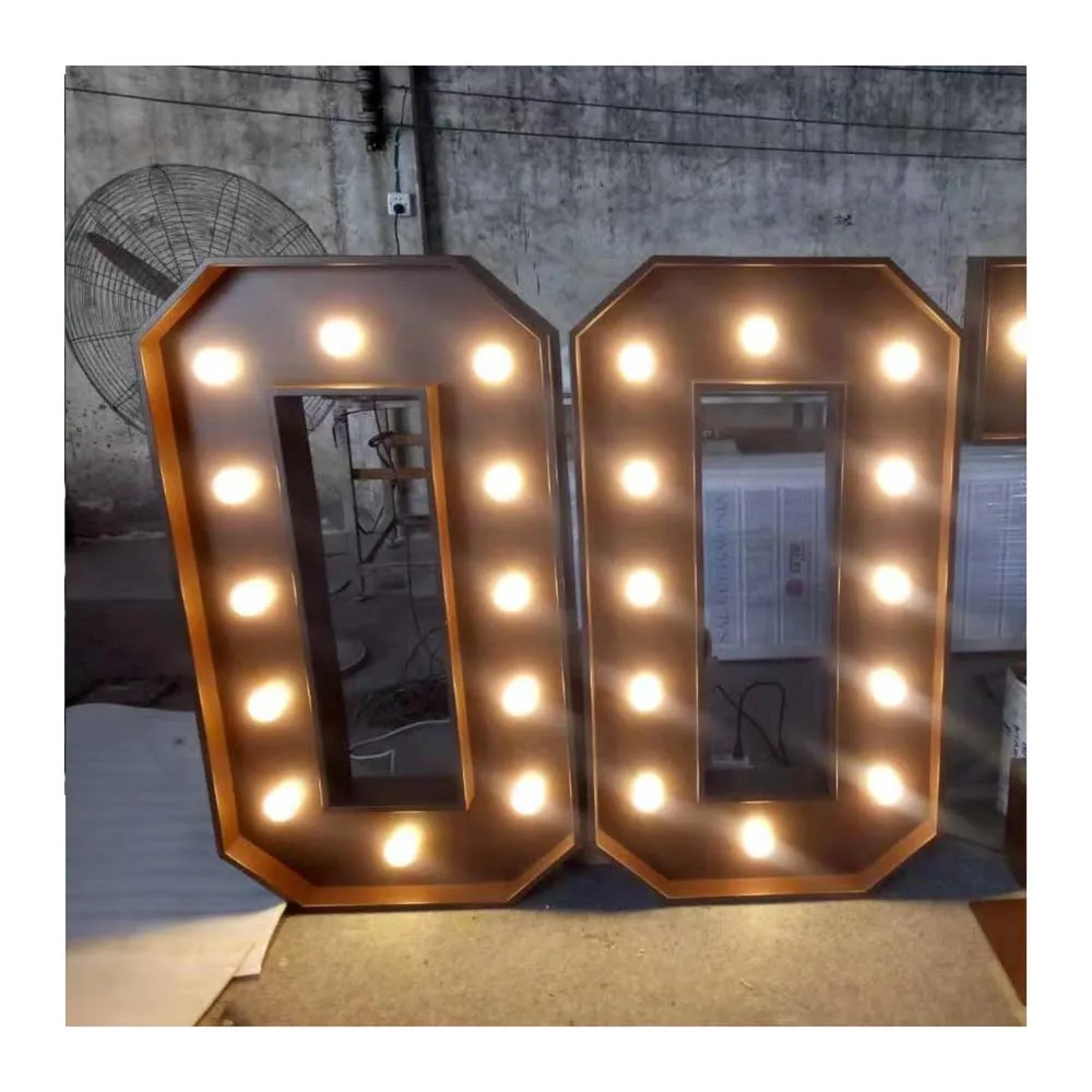 Home Party decorations Alphabet luminous giant prop writing love word light letters