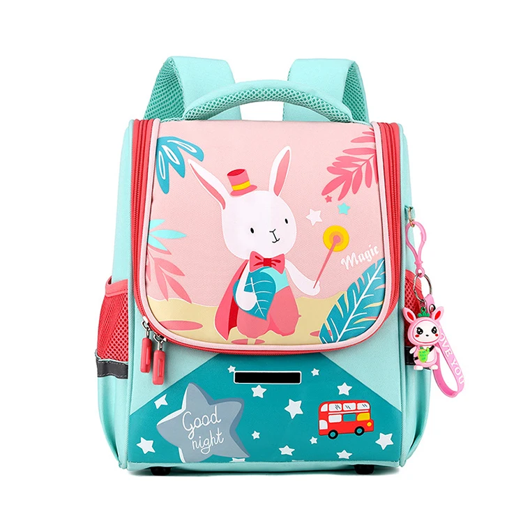 Cute 3pcs Set Primary Girls Canvas Backpack School Bag for primary school