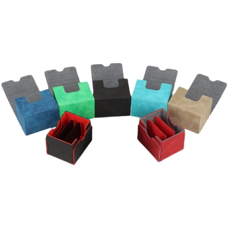 Wholesale 100% Quality Guarantee Trading Card protect Box 100+ cards Flip removable Magnetic Closure For MTG