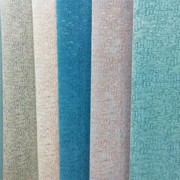 Customized High quality European curtain blackout linen curtain fabric for home