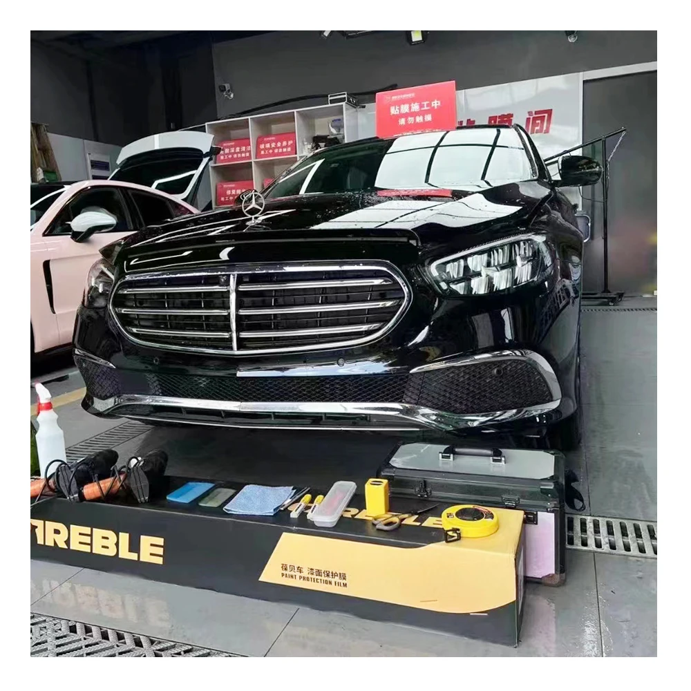 Оптовая продажа Глянцевая Прозрачная ТПУ ПВХ автомобильная краска защитная пленка с самовосстановлением и 10-летней гарантией бесплатный образец