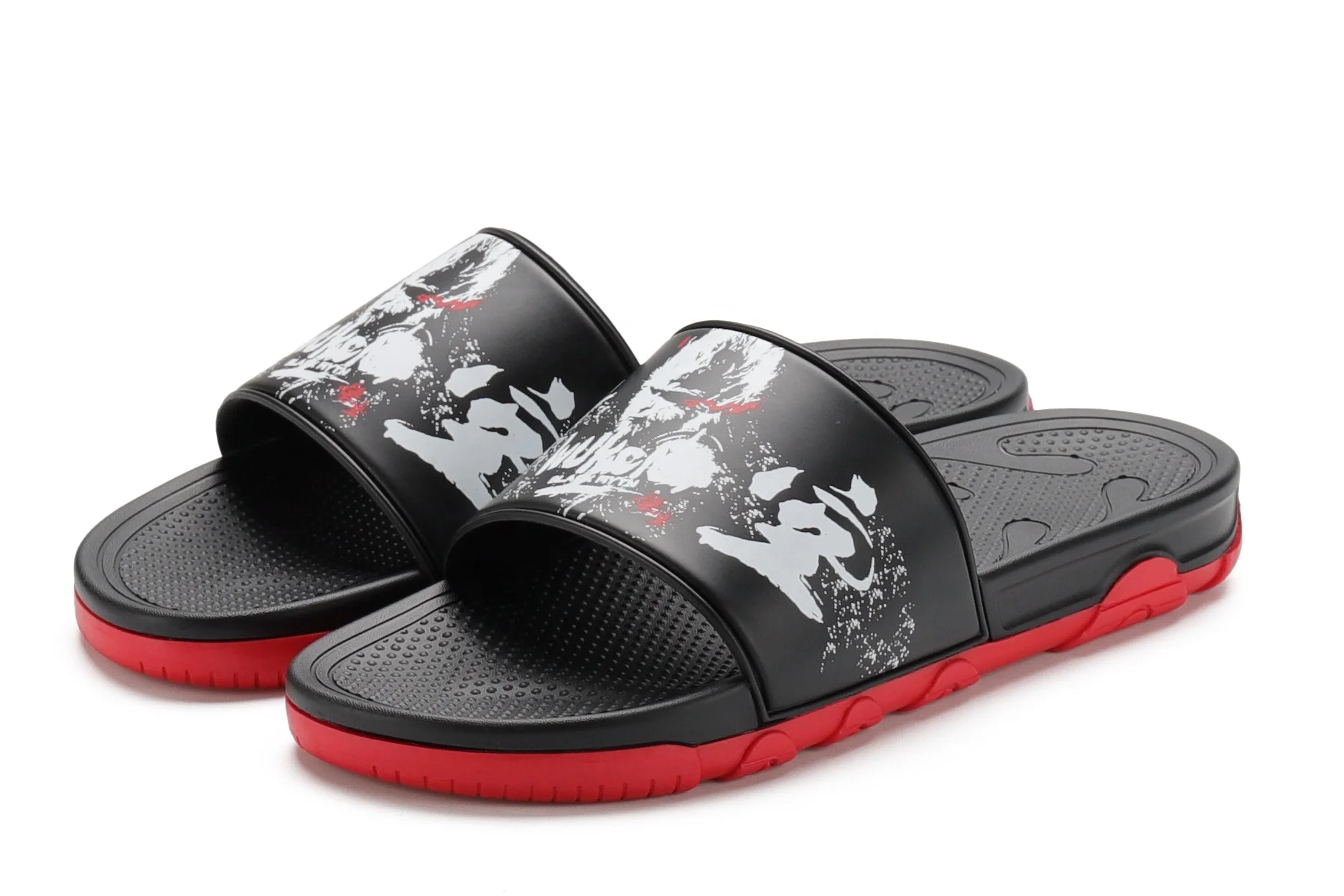 Henghao Eco-Friendly Custom Slide Sandals Game Inspired Slipper Unique Super Soft Custom Slide Original Leather Slippers For Man