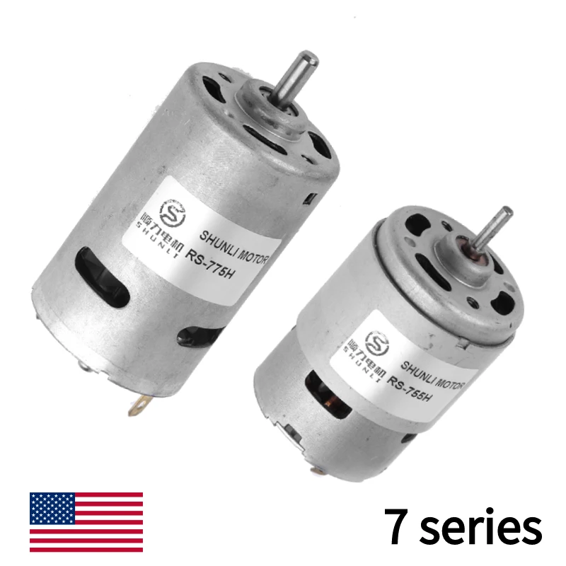 Shunli Custom 12v 24v Brushless 775 Electric Dc Motor For Welding Machine Portable Dc Motor