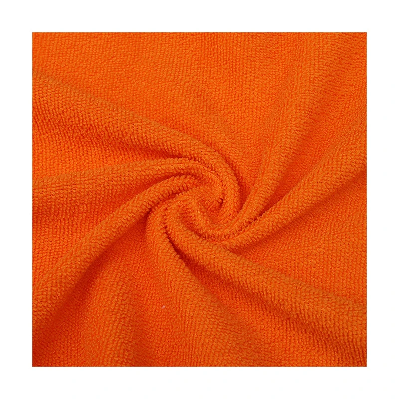 The Manufacturer Supplies Colored Striped Knitted Quick Drying Polyester Towel Cloth