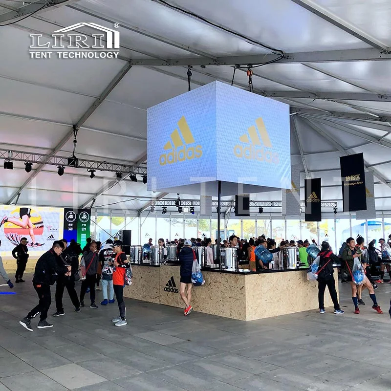 New Style Multi Side Circle Marquee Events Personalized Tent for Running Marathon
