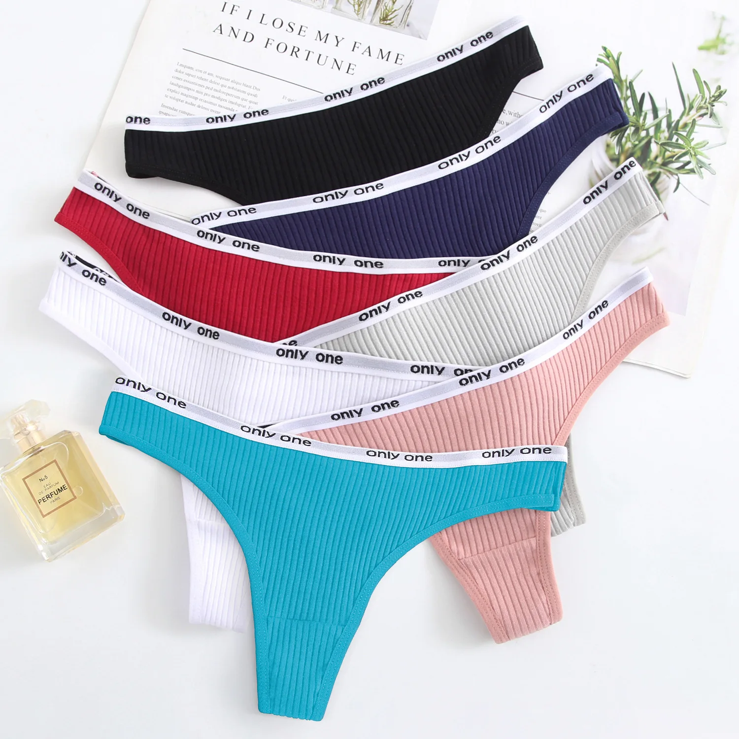 FF2021 Wholesales Cotton Ladies Panties Women Underwear Bikini Low Rise Hipster No Show Brief Seamless Womens Cotton Thong
